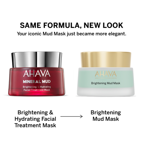 Masque facial éclaircissant et hydratant à la boue minérale