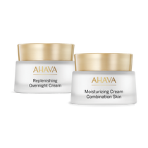 AHAVA Combo pour peaux normales à sèches pour une hydratation complète grâce aux bienfaits de la mer Morte