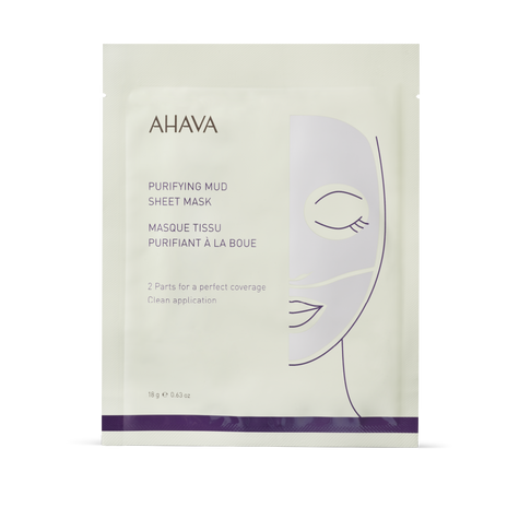 ahava Masque de boue purifiant en feuille